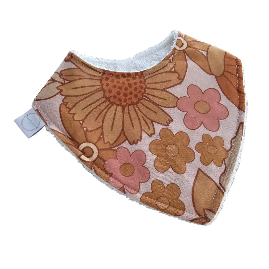 Vintage Floral Dribble Bib